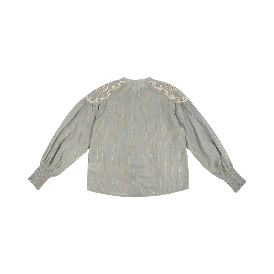 May Blouse - Blauw