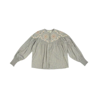 May Blouse - Blauw