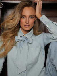 Mette Blouse - Blauw