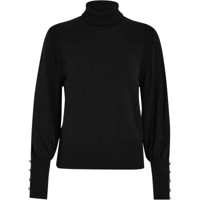 Tana Turtle Neck 23 - Zwart