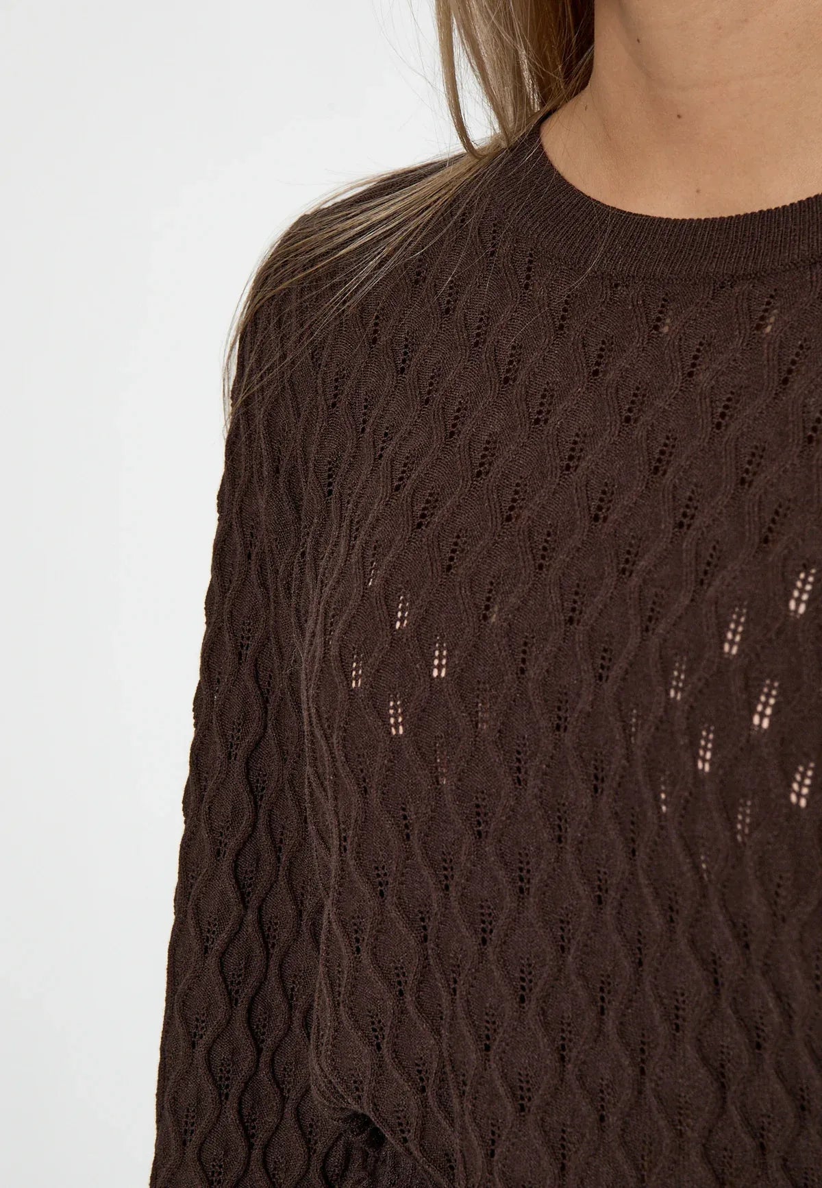 PCRosalia Puff Sleeve Knit Pullover