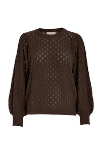 PCRosalia Puff Sleeve Knit Pullover