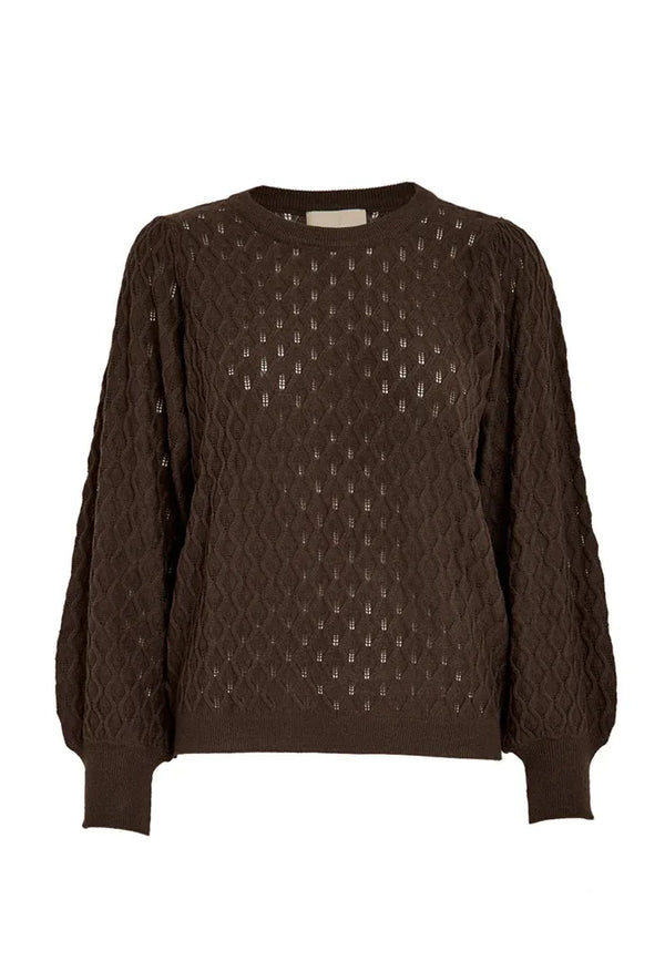 PCRosalia Puff Sleeve Knit Pullover