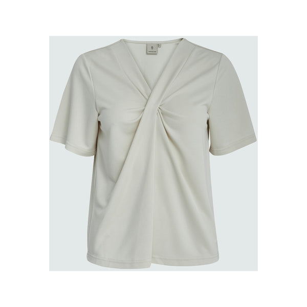 Allura Cross V-Neck T-Shirt - Grijs