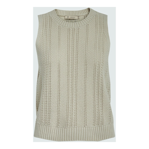 Aida Sleeveless Knit Top - Grijs