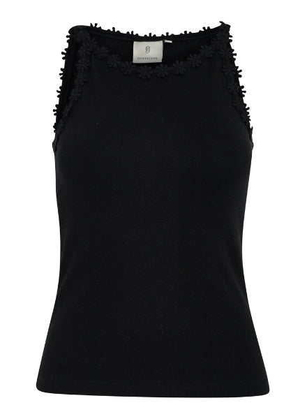 Alice GOTS Strap Top - Zwart