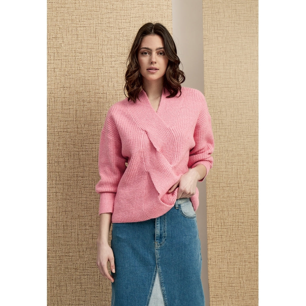 PCFeline V-Neck pullover - Roze