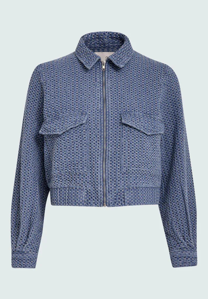 PCFanne Denim Jacket - Blauw