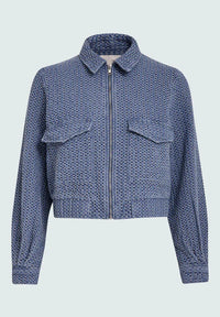 PCFanne Denim Jacket - Blauw