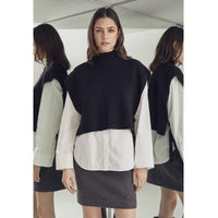 PCDenja High Neck Vest - Zwart