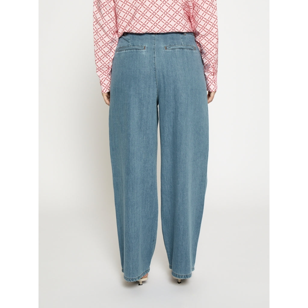 PCNoèlle Denim Pant - Blauw