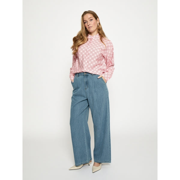 PCNoèlle Denim Pant - Blauw