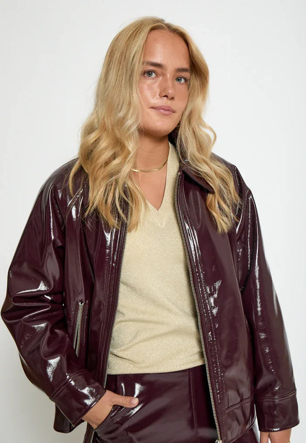 PCLucinda Vegan Jacket - Bruin
