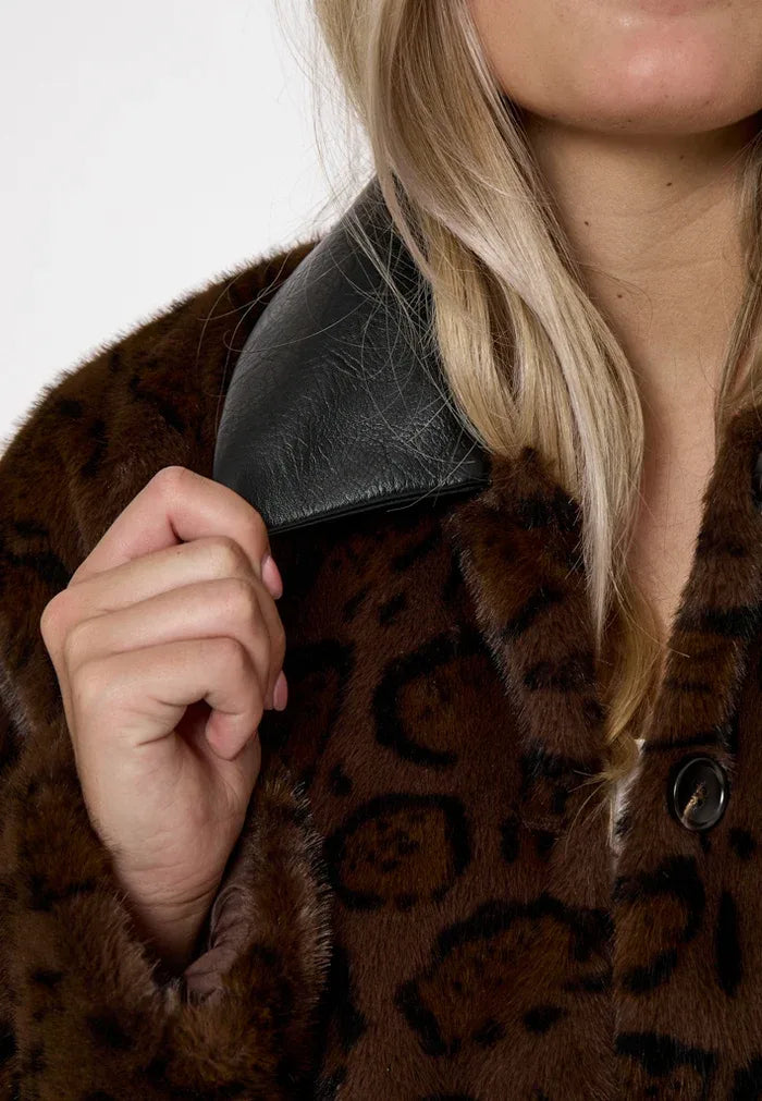 PCPat Faux Fur Jacket