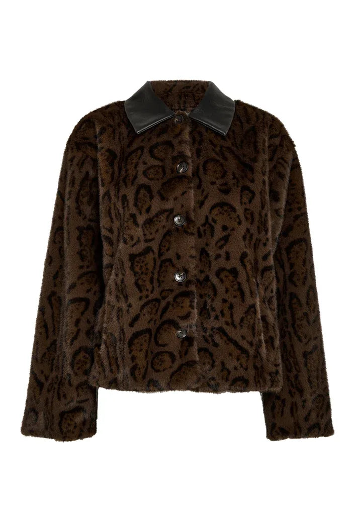 PCPat Faux Fur Jacket