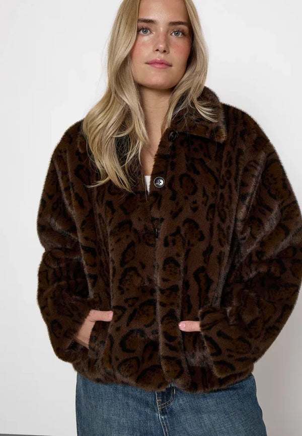 PCPat Faux Fur Jacket