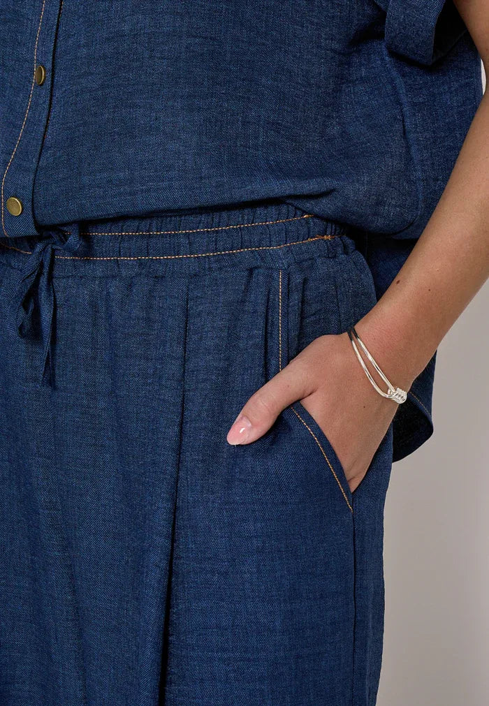 PCRuth Pant - Blauw