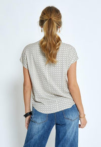 PCNuria Linen Knit Top - Wit