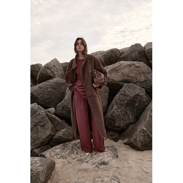 PCRebecca Wide Pant - Bruin