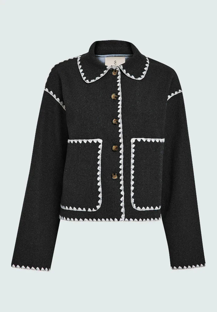 PCJoyce Short Jacket - Zwart