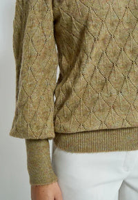PCKate Puff Sleeve Pullover - Grijs