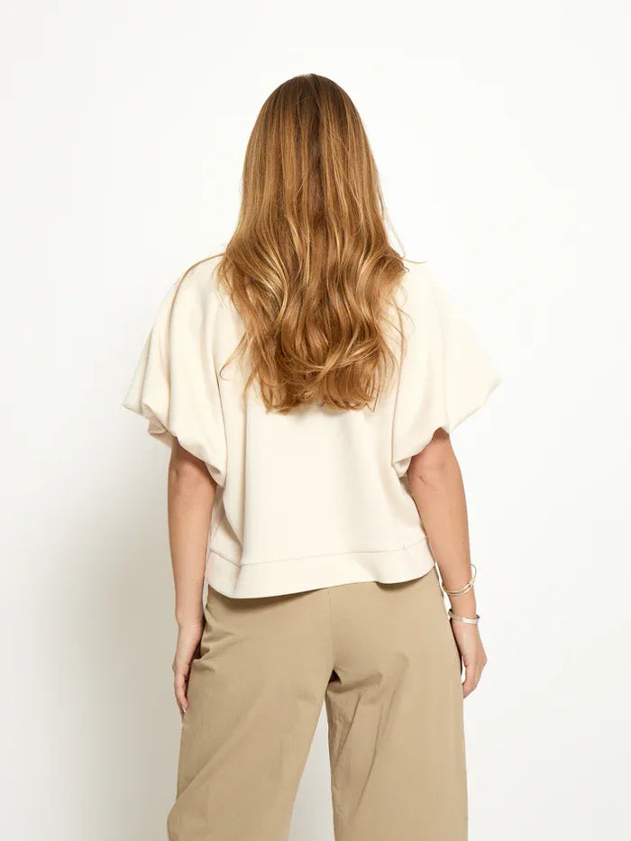 PCMinnie GRS Ballon Sleeve Blouse - Wit