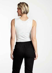 Basic Top V-Neck Lace - Wit