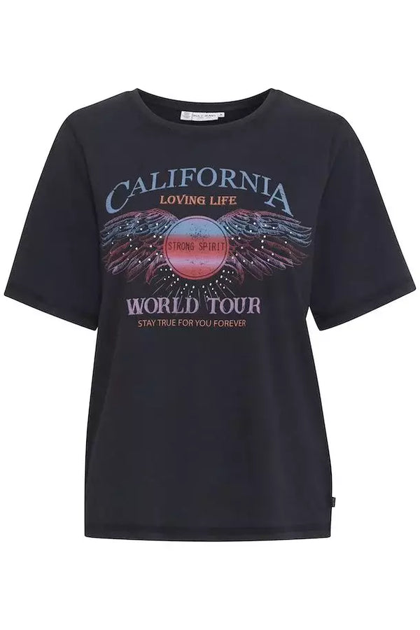 PZBRIELLE World Tour Tshirt - Zwart