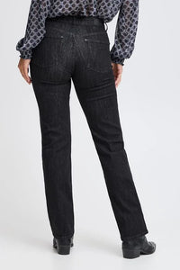 PZJOYY HW Jeans Straight Leg - Zwart