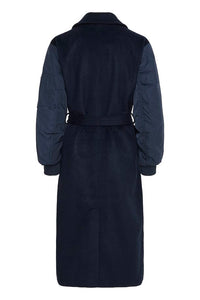 PZLEA Long Wool Outerwear - Blauw