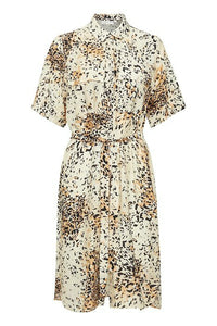 PZVALDA Shirt Dress - Zand