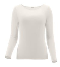 Perfect Line Cashmere - T-Shirt Long Sleeve - Beige