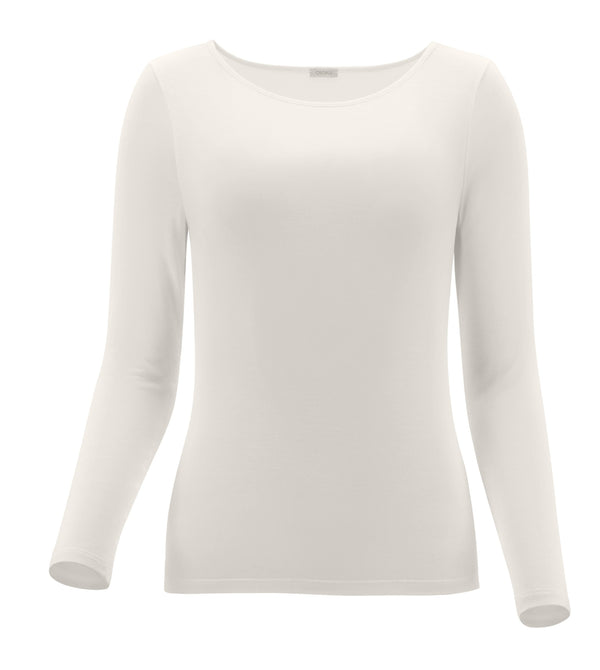 Perfect Line Cashmere - T-Shirt Long Sleeve - Beige