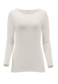 Perfect Line Cashmere - T-Shirt Long Sleeve - Zwart