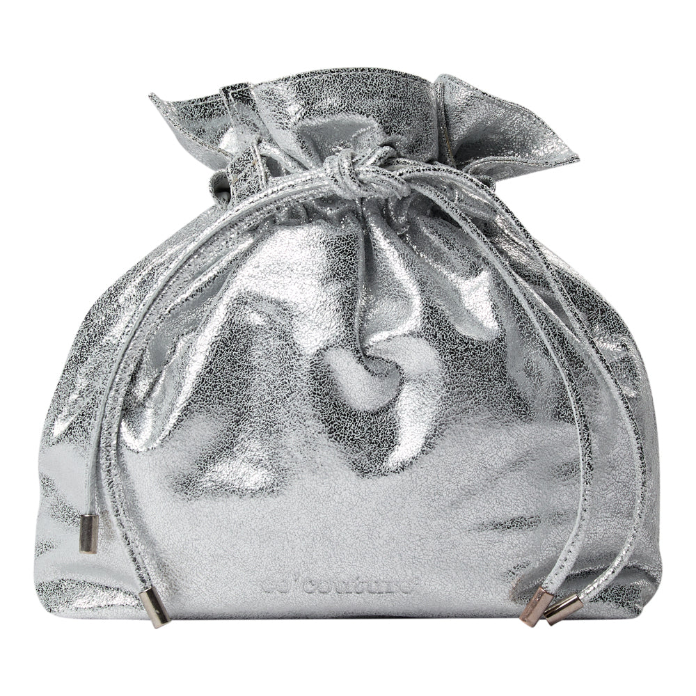 PhoebeCC Mini Crackle Bag - Zilver