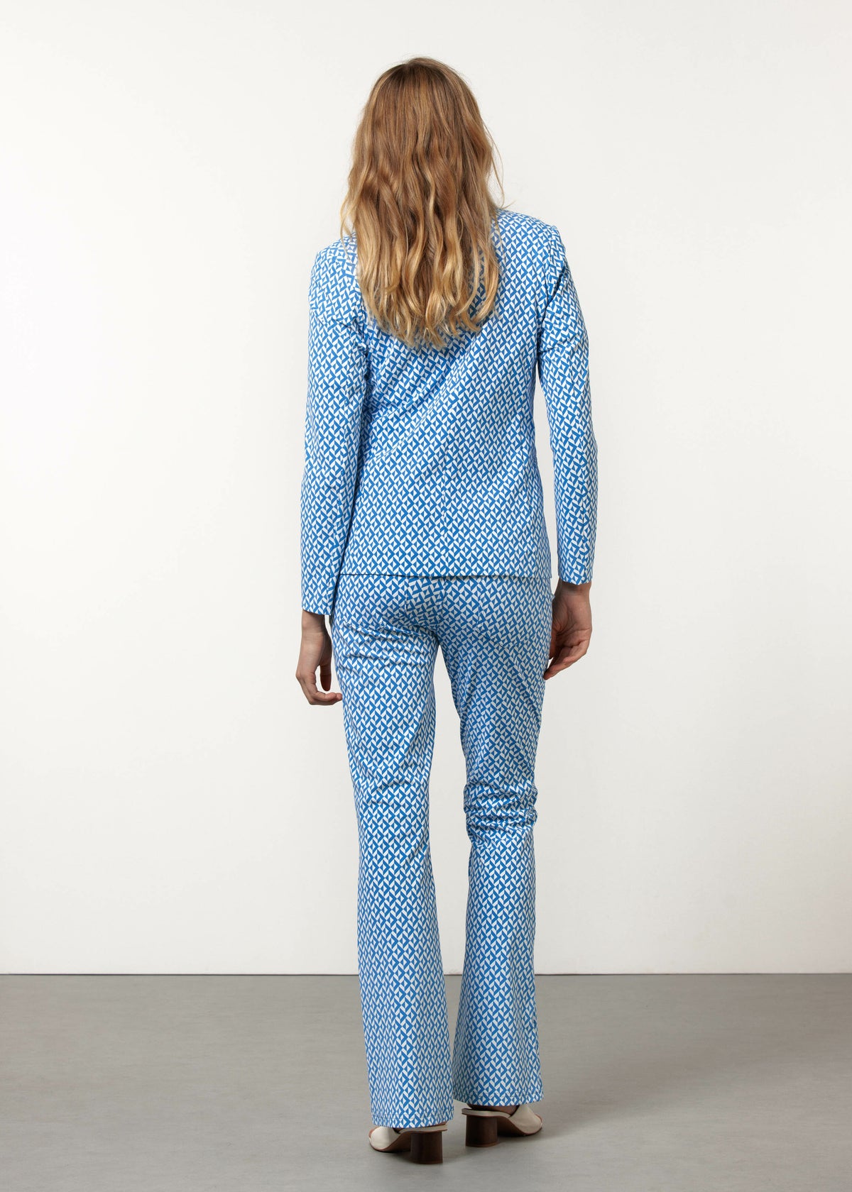 Trouser Travel Optical Illusion - Blauw