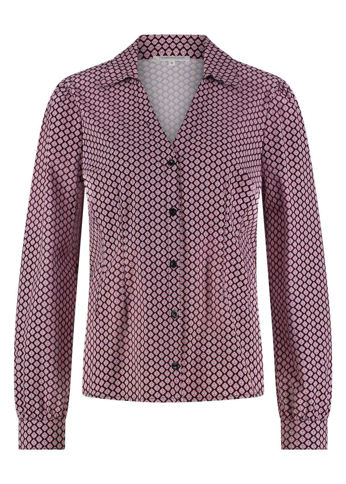 Blouse Travel Little Diamonds - Zwart