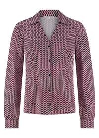 Blouse Travel Little Diamonds - Zwart