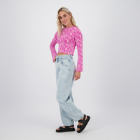 Spring Yoke balloon jeans - Blauw