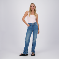 Sarah Special comfort straight jeans - Blauw