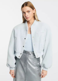 REINA Jacket Faux Mohair - Blauw