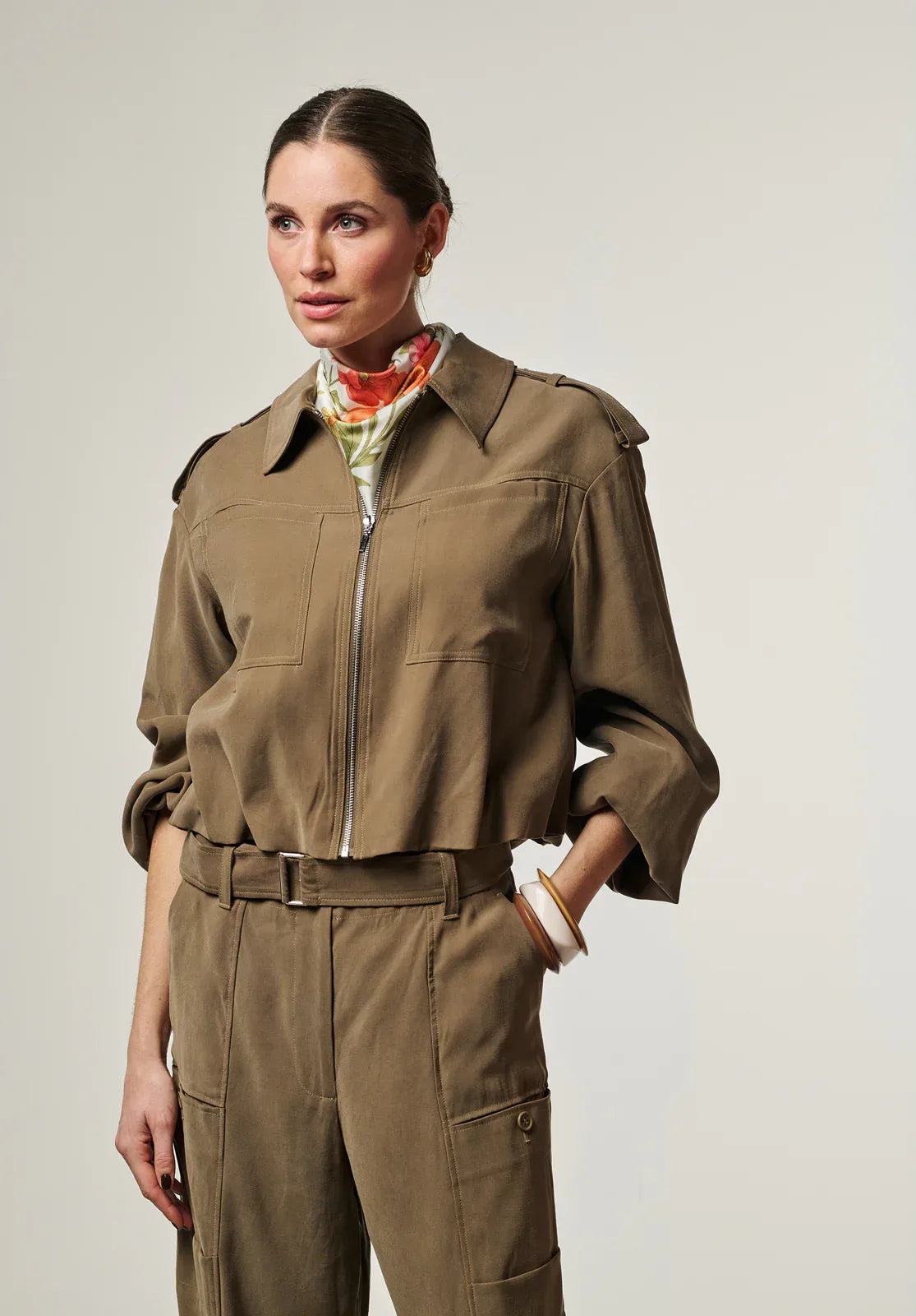 JACKET - Groen
