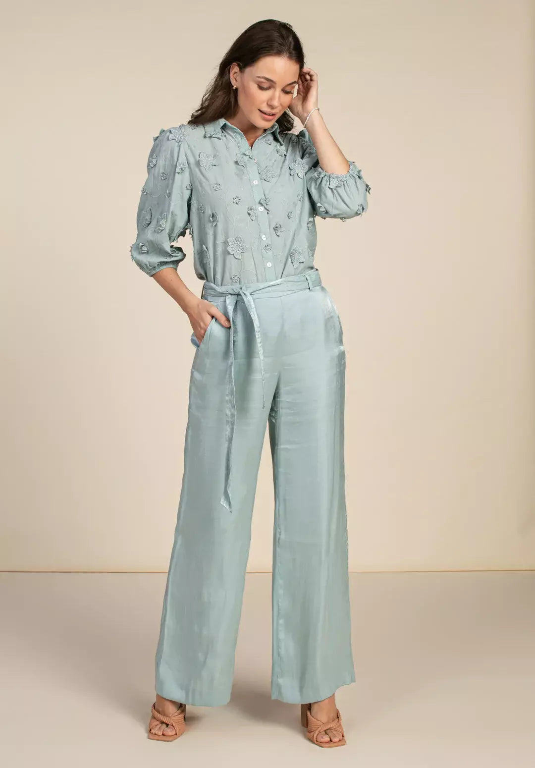 Trousers - Blauw