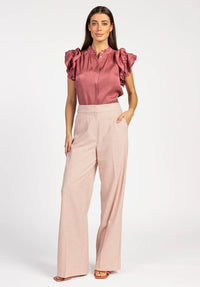 TROUSERS - Roze