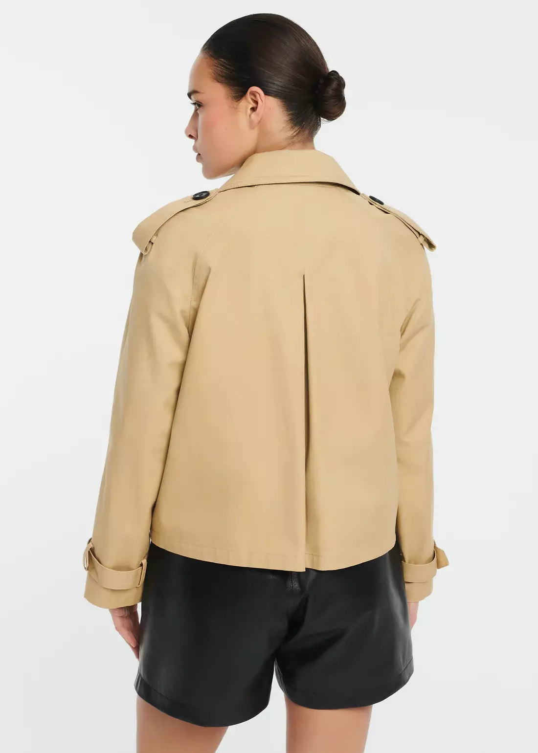 Cotton Twill Jacket - Beige
