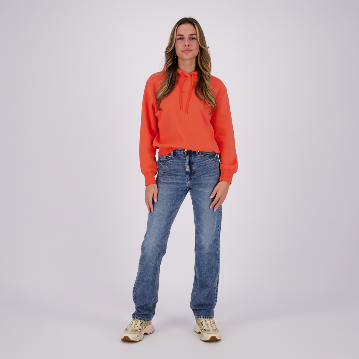 Sarah straight jeans - Blauw