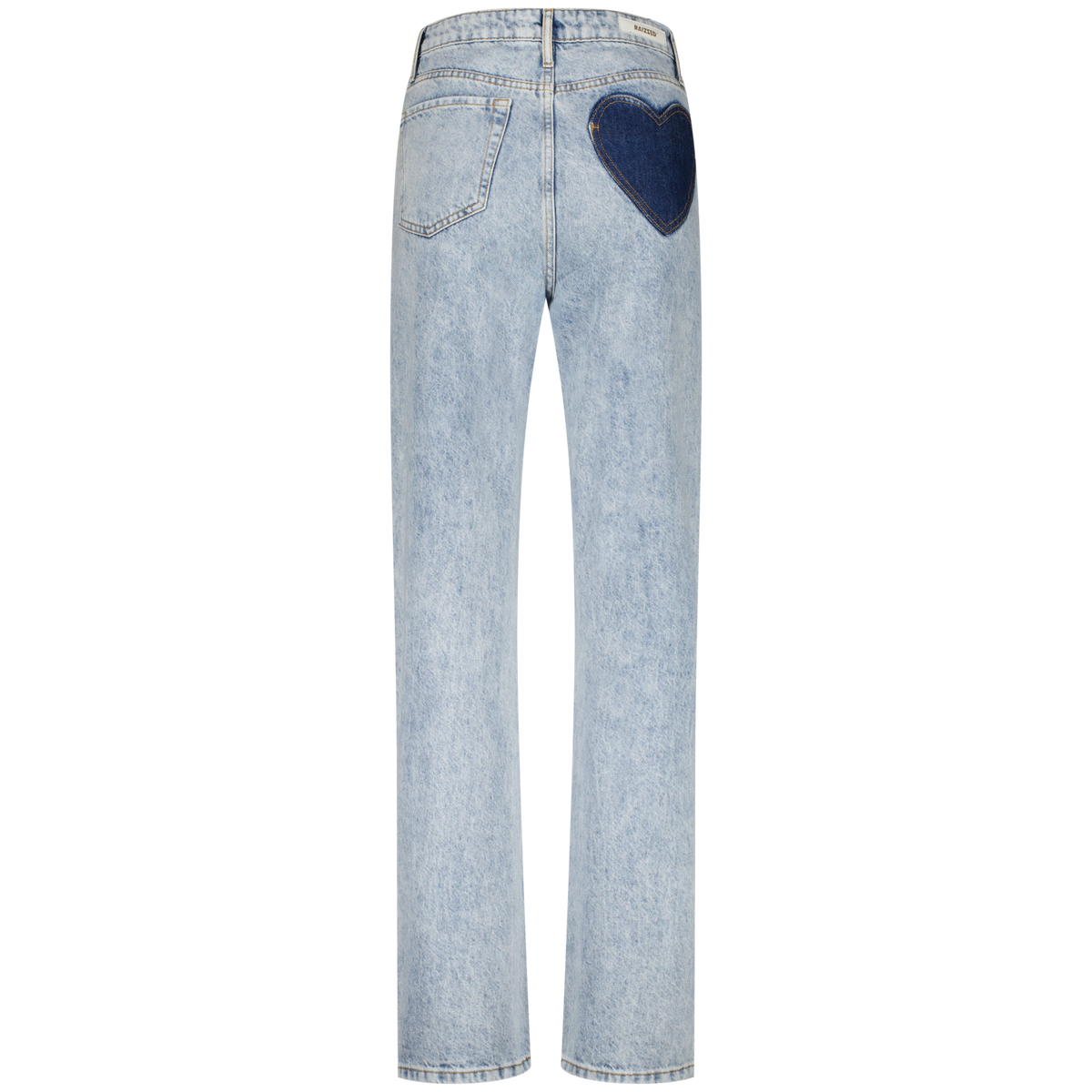 Savanna Heart straight jeans - Blauw