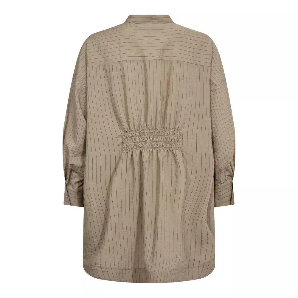 ScarletCC Stripe Blouse - Bruin