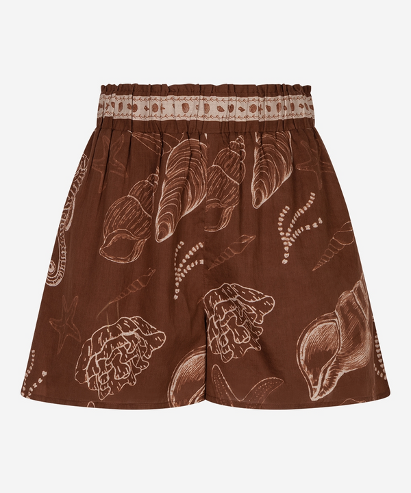 Shazira Shell Short - Bruin