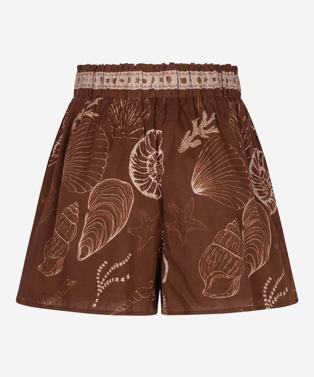 Shazira Shell Short - Bruin